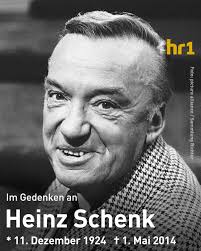 Die meisten von uns verbinden mit Heinz Schenk "Zum Blauen Bock" oder den  "Frankfurter Wecker". Heute wäre der in Mainz geborene Showmaster,  Schauspieler und Sänger 100 Jahre alt geworden. Zu diesem Anlass