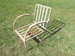 Vintage Bunting Spring Chair Metal Steel Metal Chairs Chair Outdoor Chairs