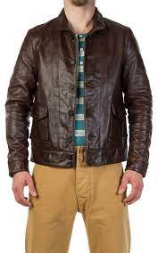 Cultizm Raw Denim Best Brands 1930s Menlo Cossack Jacket Brown Levi S Vintage Clothing 1930s Menlo Cossack Leather Jacket Levis Vintage Clothing Jackets