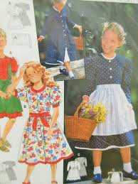 Dirndl Pattern Burda Sewing Pattern 4111 Girls Dirndl Little Girls Dress Pattern Apron Pat Sewing Patterns For Kids Aprons Patterns Burda Sewing Patterns
