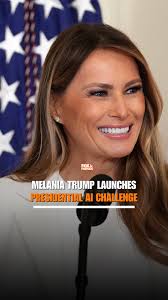 First Lady @melaniatrump launches the Presidential AI Challenge — inviting  K–12 students to develop AI-powered solutions for real-world community  challenges and help lead the next generation into the ...