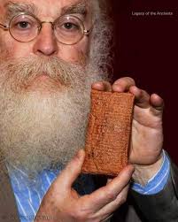 Akkadian cuneiform tablet (1750 BCE) Here we see one of the earliest  surviving recipes ever written in the ancient Akkadian language. The  artifact is dated to be from around c. 1750 BCE.,