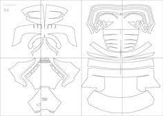 Star Wars Kylo Ren Costume Helmet Diy Cardboard Pdf Template Star Wars Kylo Ren Kylo Ren Costumes Star Wars Helmet
