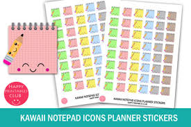 Cricut design space recognizes this type of file and therefore you can use the svg images at any size which means tons of crafting possibilities! 30 Planner Sticker Icons Designs Graphics