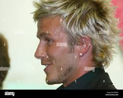 Manchester city and david beckham hi-res stock photography and images