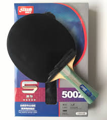 Original Dhs 5002 Finished Racket Fl Long Handle Table Tennis Racket 5 Stars Factory Made Racket Table Tennis Ping Pong Racket Ping Pong