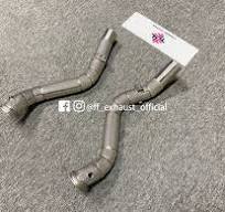 Maserati Ghibli/Levante S/SQ4 Downpipes - Ghibli 3.0T (2WD) / Catless  Downpipes / Brushed