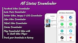 Introduction video downloader for facebook, fb downloader can download every couple video of fb, even can download comment. All Status Downloader Insta Wa Fb Downloader Android Apps Appagg