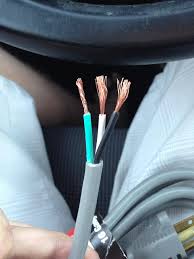 (this type of cord is. How Can I Identify The Conductors In An Appliance Cord With Only The Green Wire Colored Home Improvement Stack Exchange