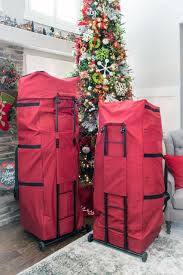 Santa S Bags Expandable Upright 9 12 Ft Christmas Tree Storage Bag Sb 10505 Rs Christmas Tree Storage Christmas Tree Storage Bag 12 Ft Christmas Tree