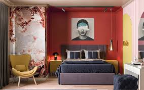 red bedrooms with tips and accessories