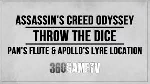 Assassin S Creed Odyssey Throw The Dice Quest Pan S Flute Apollo S Lyre Location Xenia Quest Youtube