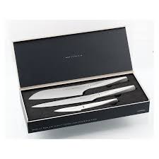Ce Coffret 3 Pieces Appartenant A La Gamme Type 301 De Chez Chroma Possede Un Design Realise Par La Marq Couteau Couteau De Cuisine Japonais Couteau De Cuisine