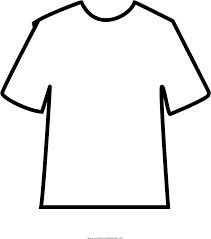 Tshirt Coloring Page Clipart Full Size Clipart 3654331 Pinclipart