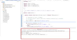 This header can contain either a java.util.date or long with the timestamp. A Simple Example To Check If File Is Empty In Java Java67