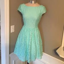 B Darlin Lace Fit And Flare Dress Size 1 2