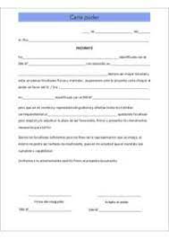 Carta poder simple para trámites: Nuestro Formato De Carta Poder Simple Para Descargar 2021