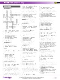 Workbook unidad 4 leccion 1 answer key. A2 Workbook Answer Key 1