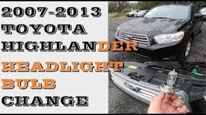 Headlight bulb replacement estimate for toyota highlander. How To Change Replace Headlight Bulbs In Toyota Highlander 2007 2013 Youtube