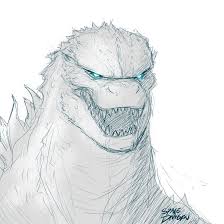 Random Godzilla Sketch By Spacedragon14 Godzilla Tattoo Godzilla Wallpaper Kaiju Art