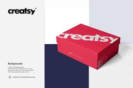 Download Shoe Box Mockup Set Box Mockup Shoe Box Creative Market