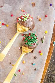 They're a delicious peanut butter truffle dipped in. Buckeye Chocolate Peanut Butter Truffle Spoons Decadent Portions Of Peanut Butter Truffles Dipped In Chocolat Peanut Butter Truffles Desserts Dessert Recipes