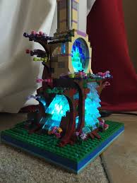 Lego Elves Tree House Lamp With 16 Color Remote Night Light Feature Lego Lego Friends Elf Tree