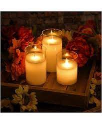 Check spelling or type a new query. Jh Specialties Inc Lumabase Lumabase Battery Operated Realistic Flame Led Wax Candles In Glass Holders Set Of 3 Reviews C In 2021 Glass Holders Candle Set Candles