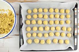 This authentic tahini dressing is a traditional dipping sauce for falafel and can be used for salad dressings and shawarma as well. Oven Baked Falafel Balls Recipe Freezer Friendly Elephantastic Vegan
