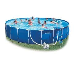 Intex Round Metal Frame Pool 549x122cm Big Swimming Pool For Party Easy Set Outside Swimming Pool 56952 Buy At The Price Of 860 00 In Aliexpress Com Imall Com
