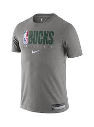 Browse our selection of bucks locker room shirts, short sleeve shirts, long sleeve shirts, and tank tops at the official nba store. Nike On Court Practice Grey Milwaukee Bucks T Shirt Bucks Pro Shop