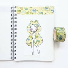 Washi Tape Drawings Tape Art Cute Drawings Cute Art