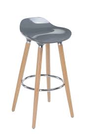 Tabouret De Bar Avec Pieds En Hetre Naturel Et Assise Coloris Gris Style Scandinave Look Moderne Et Epure Ama Tabouret De Bar Tabouret Tabouret De Bar Ikea