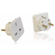 Check spelling or type a new query. Uk 3 Pin Plug Adapter To Euro Schuko Travel 2 Pin Adaptor Youthstar Direct