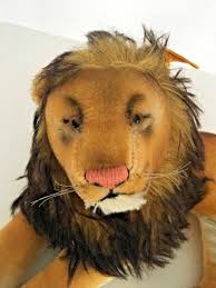 Steiff Mohair Lying Lion Leo Replica 1956