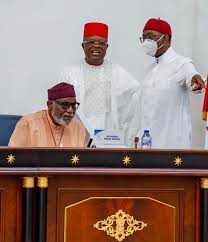 The nation reports that governor ambode while addressing counterparts at the meeting said states would benefit from the envisaged restructuring. Ondo State Apc On Twitter Today Governor Rotimiakeredolu Led 16 Other Governors From The Southern Part Of The Country Under The Aegis Of Southern Governors Forum To A Meeting In Asaba Delta