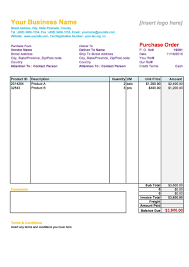 Surat pesanan barang adalah surat yang mudah untuk dibuat asalkan anda tahu bagaimana format yang benar. 43 Free Purchase Order Templates In Word Excel Pdf