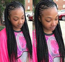 Cute Braids Cornrow Hairstyle Protective Style These Are Box Braids In The Back With Feed In Cornr Cornrow Hairstyles Braided Cornrow Hairstyles Hair Styles