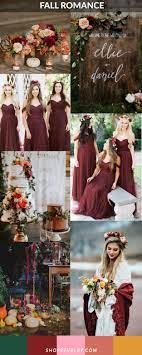 A forest green candle or dark green plates can add such a stunning contrast when paired with rich wood tones or golds. Fall Romance Cabernet Muted Peach Forest Green And Mustard Color Palette For Fall Weddings Co Wedding Themes Fall Bright Wedding Bright Bridesmaid Dresses