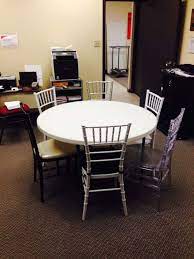 Includes tips for how many people will fit at each table. How Many Chiavari Chairs Fit At A 48 Round Table National Event Supply