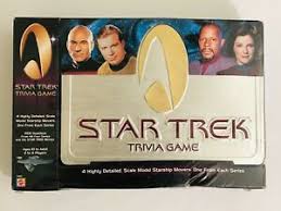With a series of movies, novels, comics, animation, video games, and of course the tv shows there's no end of trek to get involved in if you're so inclined. Star Trek Trivia Game 1500 Questions 4 Highly Detailed Mattel Collectible Sealed Ebay