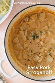 Leftover Roast Pork Stroganoff Recipe Cooked Pork Recipes Pork Recipes Easy Leftover Pork