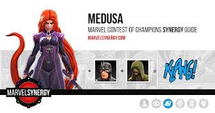 The inhumans motion comic marvel contest of champions. Medusa Synergy Guide Marvel Contest Of Champions