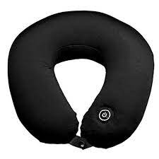 Womail Neck Pillow Massage Microbead Battery Operated Vibrating Perfect Support Pillow For Airplanes Cars B Neck Pillow Travel Support Pillows Travel Pillow