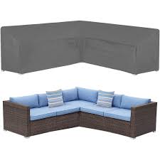Find the best outdoor furniture covers at the lowest price from top brands like duck covers, classic accessories, budge & more. Patio Outdoor V Shaped Sectional Sofa Cover Patio Furniture Set Cover V 100 L X 33 5 D X 31 H Overstock 33464767