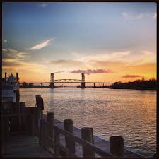 View Of The Cape Fear Memorial Bridge From The Downtown Riverwalk Wilmington Nc Www Seacoastrealty Com Dream Vacations Wilmington Wilmington North Carolina