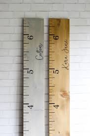 Personalized Wooden Growth Chart Baby Marlo Growth Chart