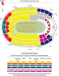 usc coliseum seating chart rows led sunrise alarm clock