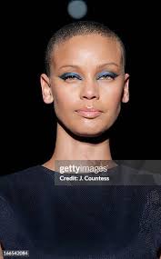 A model wears Bianca Warren 2013 during the Bianca Warren 2013 runway...  News Photo