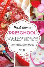 This post includes fun valentines day activities & crafts for preschoolers! Valentine Day Activities For Preschool Little Bins For Little Hands
